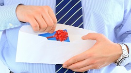 Suprise in an envelope