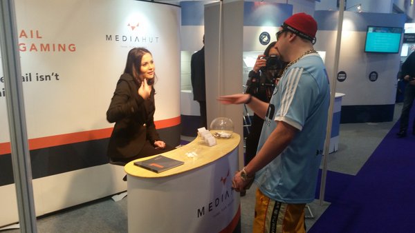 Media Hut stand at ICE 2016