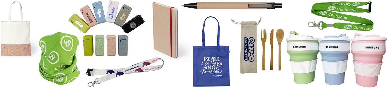 Sustainable promotional merchandise