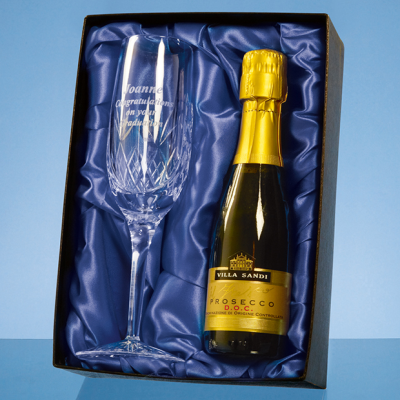 Blenheim single Champagne Flute gift set