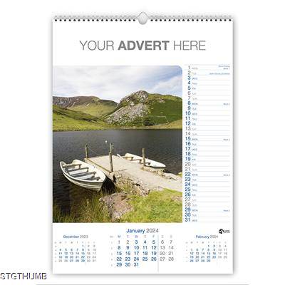 12 Leaf memo calendar