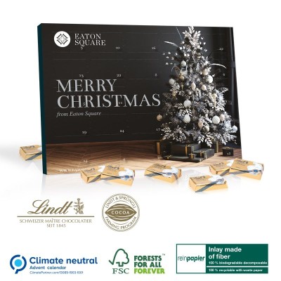 100% Eco friendly Lindt Select desktop advent calendar
